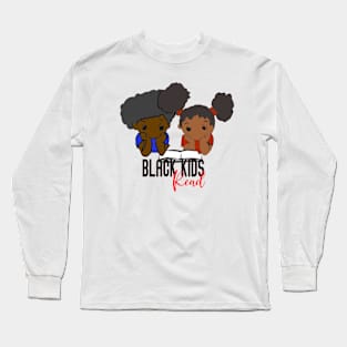 Black Kids Read, design Long Sleeve T-Shirt